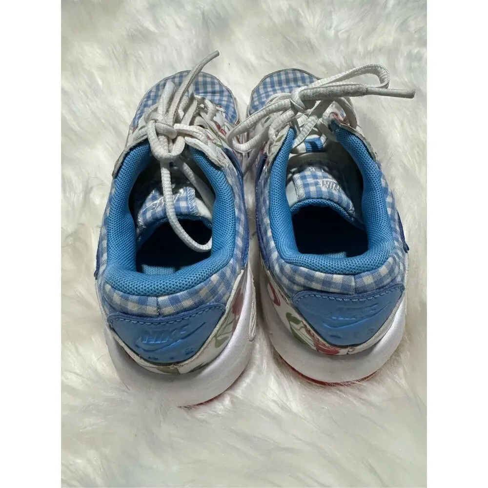 Nike Air Max Excee picnic plaid cherry blue white 4.5y